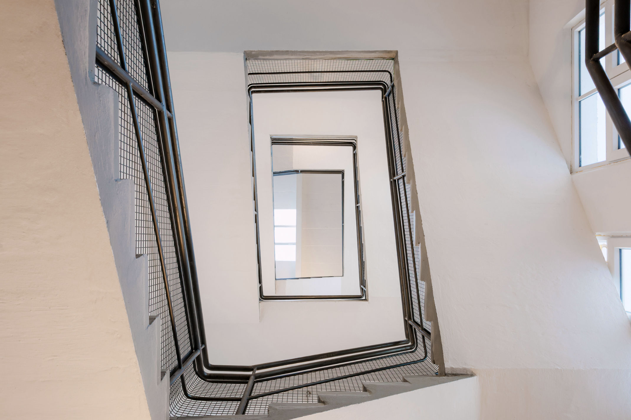 Treppe von unten