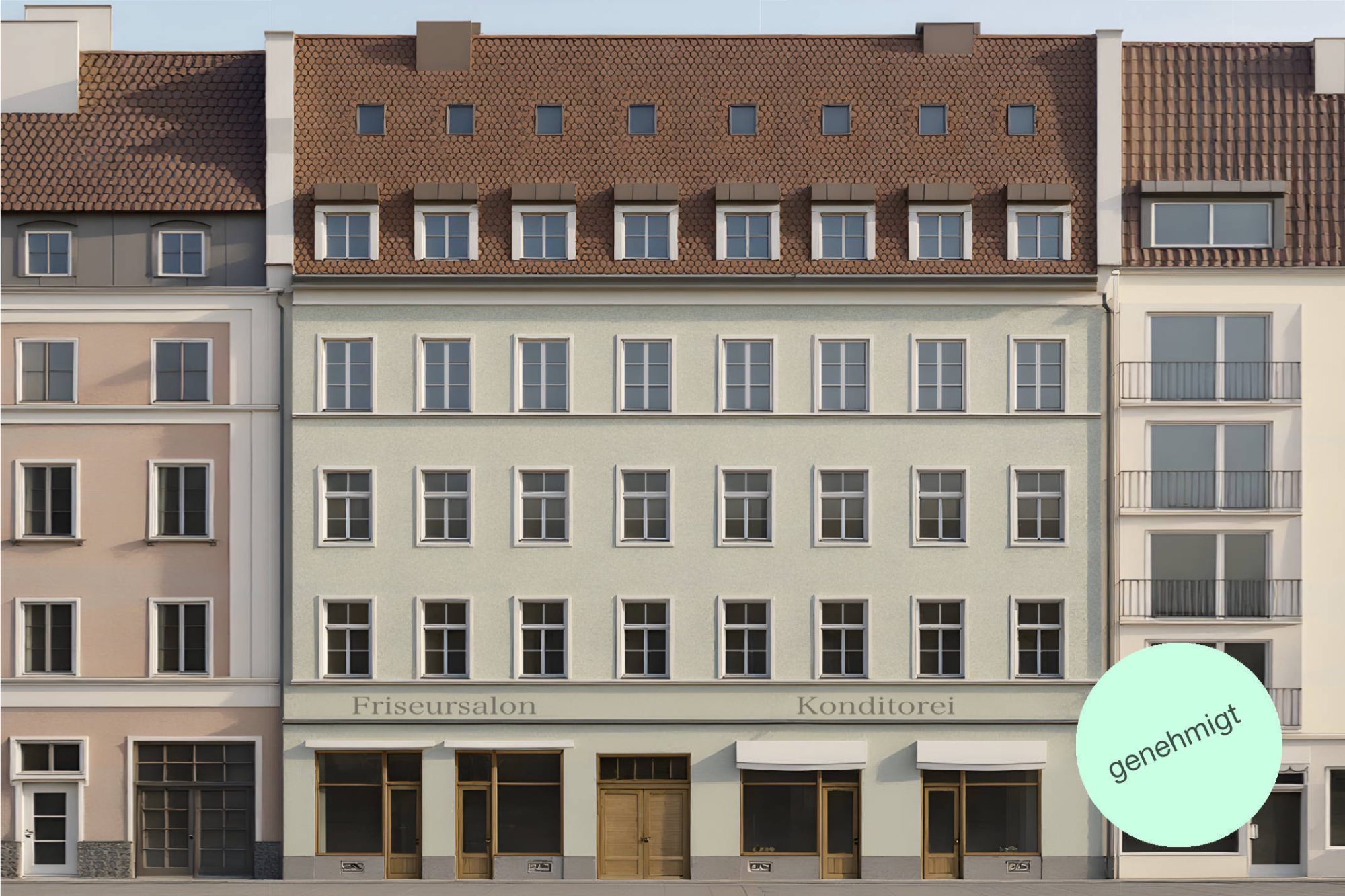 Visualisierung Strassenfassade
