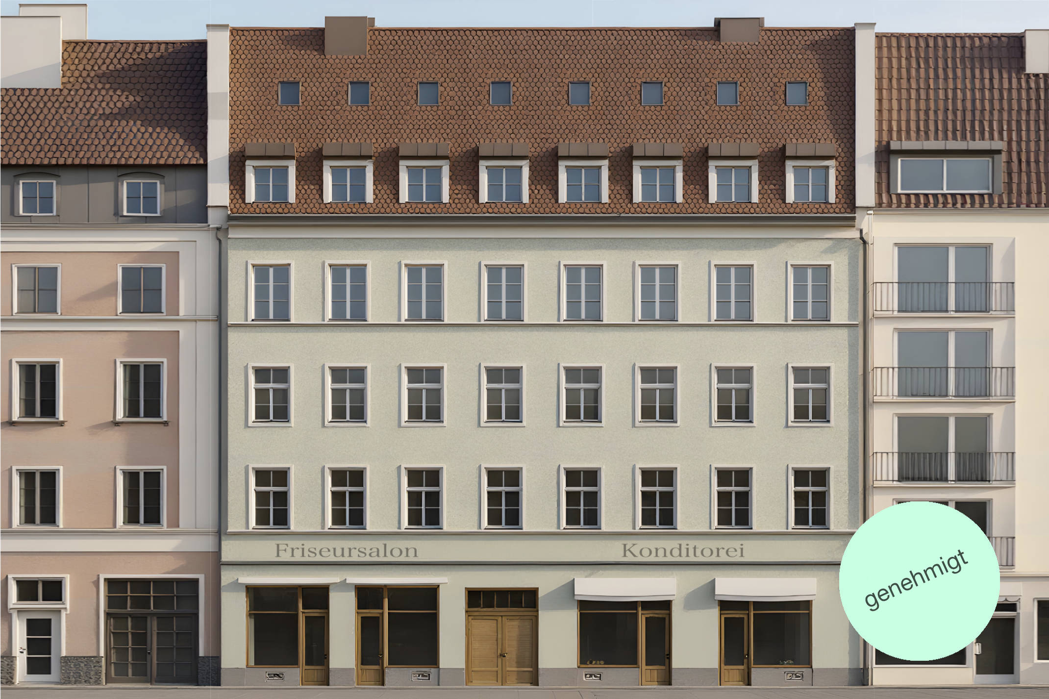 Visualisierung Strassenfassade