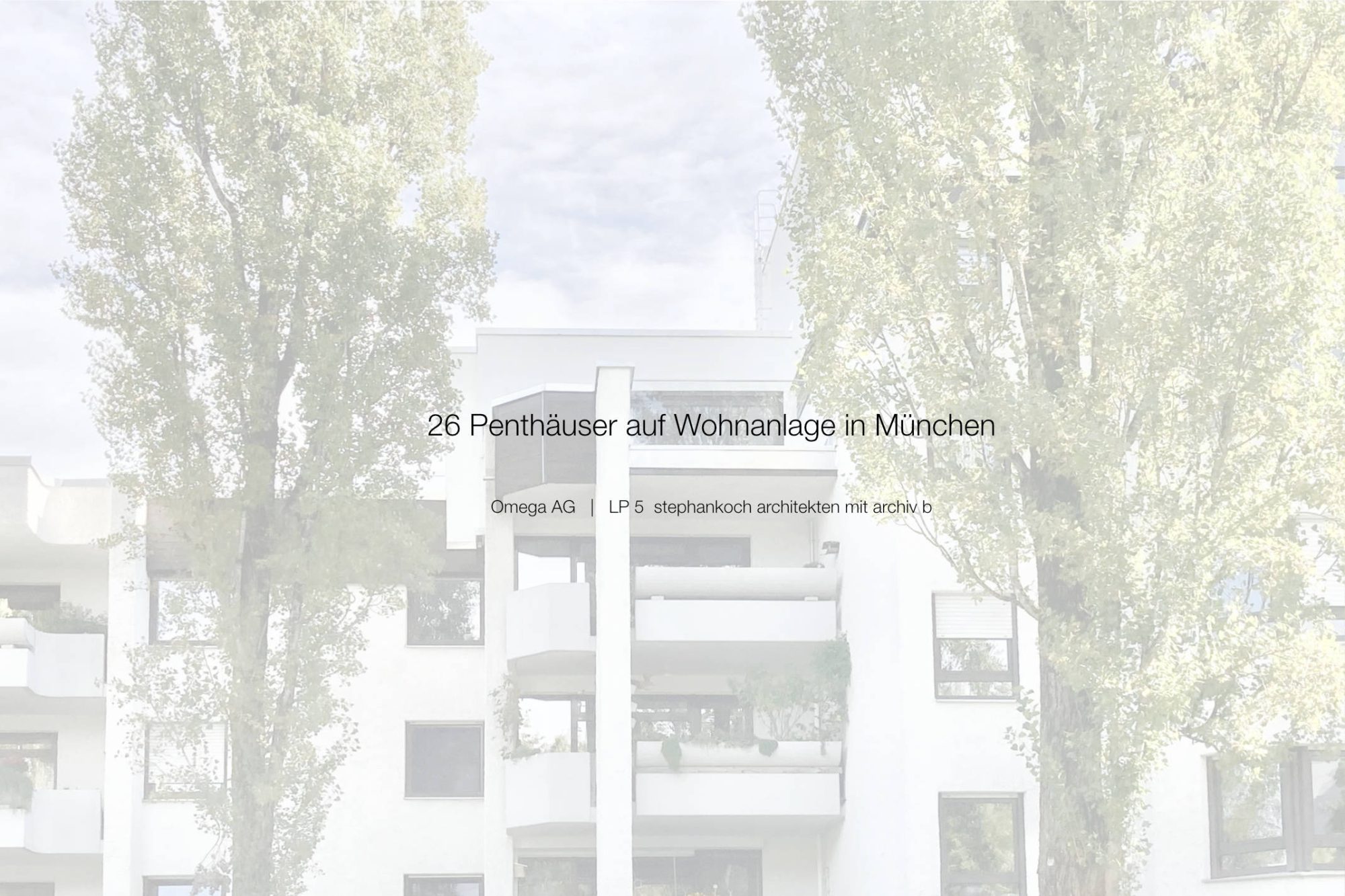 26 Penthäuser Großhadern